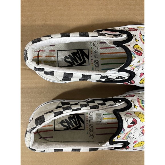 Vans OTW Flour Shop Rainbow Icons Emoticon Checkered - 721278 - Women’s Size 6.5 - Picture 9 of 10
